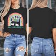 Rainbow AAC Awareness Month SPED Teacher SLP Communication Women's T-Shirt, funny design