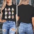Read More Books Spooky Teacher Halloween Ghost Reading Book Women's T-Shirt, funny design
