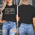 Read Books Stay Weird Sign Language ASL Teacher Book Lover Women's T-Shirt, funny design Read Books Stay Weird Sign Language ASL Teacher Book Lover Women's T-Shirt, funny design