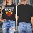 Real Superheroes Don't Wear Capes Teacher Shirt Teaching Te Women's T-Shirt, funny design