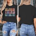 Retro Aloha Third Grade Teacher Summer Vacation Beach Hawaii Women's T-Shirt, funny design Retro Aloha Third Grade Teacher Summer Vacation Beach Hawaii Women's T-Shirt, funny design