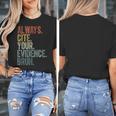 Retro ALways Cite Your Evidence Bruh ELA Teacher For Men Women Kids Women's T-Shirt, funny design Retro ALways Cite Your Evidence Bruh ELA Teacher For Men Women Kids Women's T-Shirt, funny design