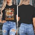 Retro Fall In Love With Learning Pumpkin Leaf Teacher Autumn Women's T-Shirt, funny design Retro Fall In Love With Learning Pumpkin Leaf Teacher Autumn Women's T-Shirt, funny design