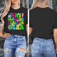 Retro Groovy In My Glowing Teacher Era Happy Teacher's Day Women's T-Shirt, Groovy Teacher Gifts, funny design Retro Groovy In My Glowing Teacher Era Happy Teacher's Day Women's T-Shirt, Groovy Teacher Gifts, funny design