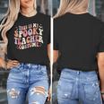 Retro Halloween This Is My Spooky School Teacher Costume Women's T-Shirt, funny design