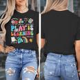Retro Play Is Learning Kindergarten Teacher Team Women Women's T-Shirt, funny design Retro Play Is Learning Kindergarten Teacher Team Women Women's T-Shirt, funny design
