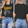 Scary Key Signature Boo Music Halloween Musician Teacher Men Women Women's T-Shirt, funny design