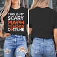 This Is My Scary Math Teacher Costume For Halloween Women's T-Shirt, funny design