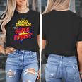 School Counselor Teacher Superhero Superpower Comic Book Women's T-Shirt, funny design