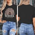 School Psych Teacher School Psychologist Leopard Rainbow Women's T-Shirt, funny design School Psych Teacher School Psychologist Leopard Rainbow Women's T-Shirt, funny design