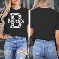 School Spirit Mascot Bobcats Back To School Teacher Student Women's T-Shirt, funny design