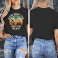 Science Doesn't Care What You Believe Science Teacher Men Women Kids Women's T-Shirt, Science Teacher Gifts, funny design Science Doesn't Care What You Believe Science Teacher Men Women Kids Women's T-Shirt, Science Teacher Gifts, funny design