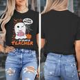 Science Teacher Cute Ghost Halloween Teacher Men Women Women's T-Shirt, Science Teacher Gifts, funny design