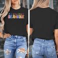 Se Amable Be Kind In Spanish Groovy Teacher Flowers Women's T-Shirt, Groovy Teacher Gifts, funny design