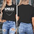 Smile Smiles Change The World Teacher T-Shirt Happy T-Shirt Women's T-Shirt, funny design