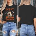 Sorry I'm Booked Ghost Reading Book Lover Teacher Halloween Women's T-Shirt, funny design Sorry I'm Booked Ghost Reading Book Lover Teacher Halloween Women's T-Shirt, funny design
