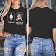 Special Ed Teacher Dabbing Unicorn Teacher Women Women's T-Shirt, funny design