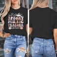 Spooky Music Teacher Halloween Music Teaching Men Women Women's T-Shirt, funny design Spooky Music Teacher Halloween Music Teaching Men Women Women's T-Shirt, funny design