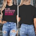 Be Like Subtraction And Make A Difference Math Teacher Women's T-Shirt, funny design Be Like Subtraction And Make A Difference Math Teacher Women's T-Shirt, funny design