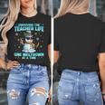 Surviving The Teacher Life Pjs Pajamas Christmas Xmas Teache Women's T-Shirt, funny design