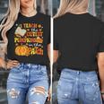 I Teach The Coolest Pumpkins In The Patch Teacher Halloween Women's T-Shirt, funny design I Teach The Coolest Pumpkins In The Patch Teacher Halloween Women's T-Shirt, funny design