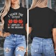 I Teach The Cutest Apples In The Orchard Cute Fall Teacher Women's T-Shirt, funny design I Teach The Cutest Apples In The Orchard Cute Fall Teacher Women's T-Shirt, funny design