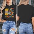 I Teach The Cutest Pumpkins Kindergarten Teacher Halloween Women's T-Shirt, funny design I Teach The Cutest Pumpkins Kindergarten Teacher Halloween Women's T-Shirt, funny design