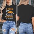 I Teach The Cutest Pumpkins In The Patch Teacher School For Men Women Kids Women's T-Shirt, funny design I Teach The Cutest Pumpkins In The Patch Teacher School For Men Women Kids Women's T-Shirt, funny design