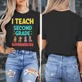 I Teach Second Grade Superheroes Teacher Superhero Women's T-Shirt, funny design