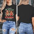 I Teach The Smartest Cookies In The Batch Teacher Christmas For Men Women Kids Women's T-Shirt, funny design