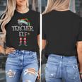 The Teacher Elf Shirt Matching Family Christmas Elf Men Women Kids Women's T-Shirt, funny design