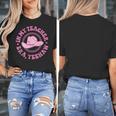 In My Teacher Era Yeehaw Pink Teacher Western Cowgirl Women's T-Shirt, funny design