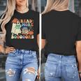 Teacher Halloween Cute Booooks Ghost Read More Books Women's T-Shirt, funny design Teacher Halloween Cute Booooks Ghost Read More Books Women's T-Shirt, funny design