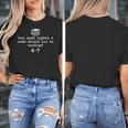 Teacher Haunted By 6-7 Halloween 6 7 Reading Book 67 Women's T-Shirt, funny design Teacher Haunted By 6-7 Halloween 6 7 Reading Book 67 Women's T-Shirt, funny design