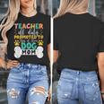 Teacher Off Duty Promoted To Stay At Home Dog Mom Teachers Women's T-Shirt, Couple Gifts, funny design Teacher Off Duty Promoted To Stay At Home Dog Mom Teachers Women's T-Shirt, Couple Gifts, funny design
