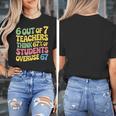 Teacher Overuse 67 Teacher Women's T-Shirt, funny design