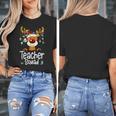 Teacher Squad Red Plaid Rudolph Reindeer Christmas Women's T-Shirt, funny design Teacher Squad Red Plaid Rudolph Reindeer Christmas Women's T-Shirt, funny design
