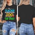 My Teacher Survived 100 Days Of Me Dab 100 Days Of School For Men Women Kids Women's T-Shirt, funny design My Teacher Survived 100 Days Of Me Dab 100 Days Of School For Men Women Kids Women's T-Shirt, funny design