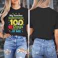 My Teacher Survived 100 Days Of Me Women's T-Shirt, funny design My Teacher Survived 100 Days Of Me Women's T-Shirt, funny design