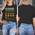 My Teacher Survived 67 Days Of Me School Kids Costume Women's T-Shirt, funny design My Teacher Survived 67 Days Of Me School Kids Costume Women's T-Shirt, funny design