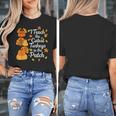 Teacher Thanksgiving I Teach The Cutest Turkeys In The Patch Women's T-Shirt, funny design