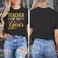 Teacher Of The Year Men Women Teachers Women's T-Shirt, funny design Teacher Of The Year Men Women Teachers Women's T-Shirt, funny design
