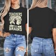 Teachers Love Brains Halloween Costume Boo Trick Teach Women's T-Shirt, funny design Teachers Love Brains Halloween Costume Boo Trick Teach Women's T-Shirt, funny design