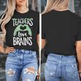 Teachers Love Brains Halloween Costume Trick Treat Zombie Women's T-Shirt, funny design Teachers Love Brains Halloween Costume Trick Treat Zombie Women's T-Shirt, funny design