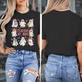 Teaching My Boos Teacher Cute Ghost Groovy Teacher Halloween Women's T-Shirt, Groovy Teacher Gifts, funny design