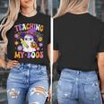 Teaching My Boos Teacher Ghost Teach Halloween Teacher Women's T-Shirt, funny design