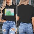Tell Me About It Speech Language Pathology AAC Sped Teacher Women's T-Shirt, funny design
