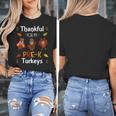 Thankful For My Prek Turkeys In Masks Thanksgiving Teacher For Men Women Women's T-Shirt, funny design