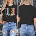 Third Grade Girls Boys Teacher Team 3rd Grade Squad Women's T-Shirt, funny design