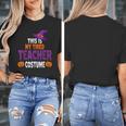 Tired Teacher Costume For Halloween Teachers Women's T-Shirt, funny design